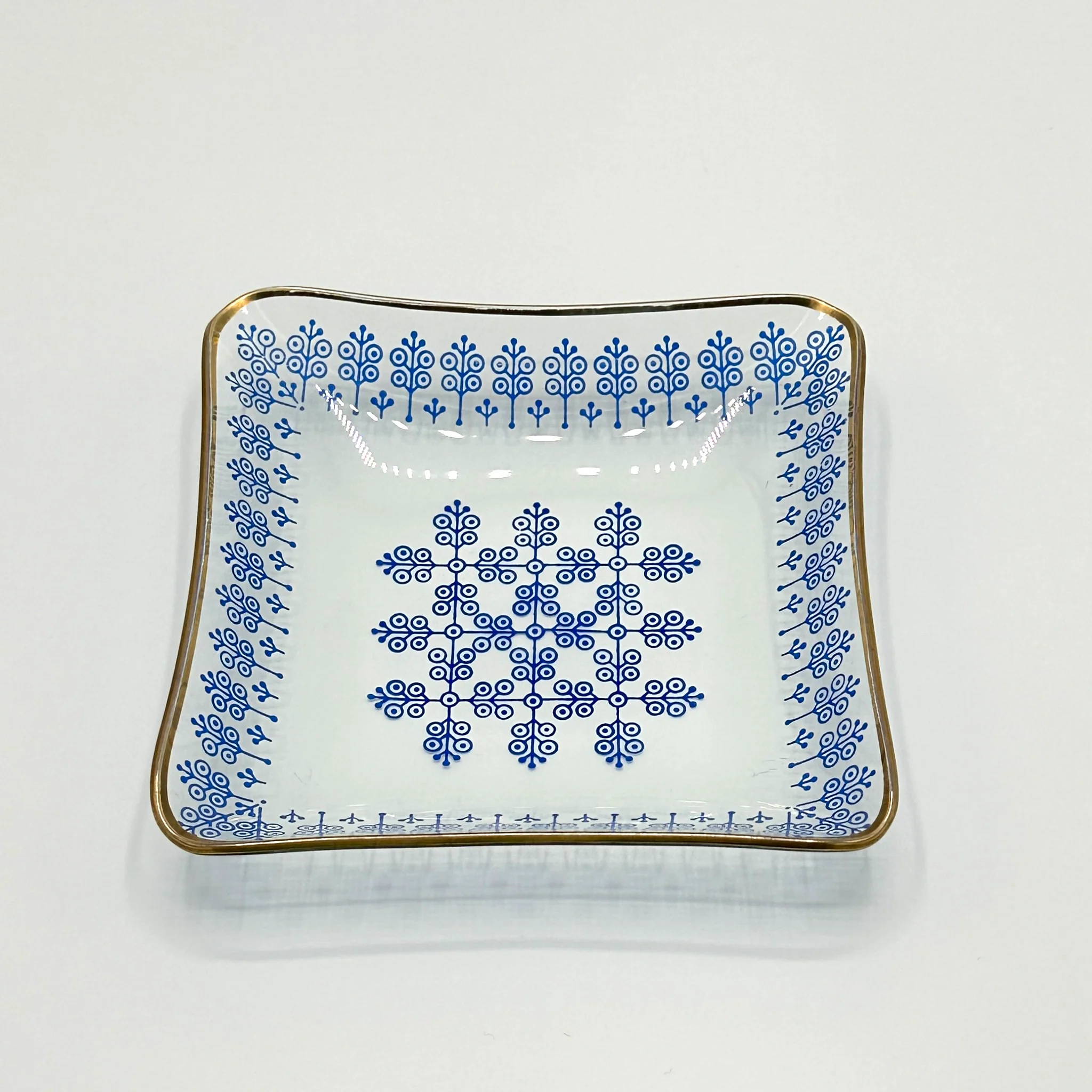 East German Glass Dish