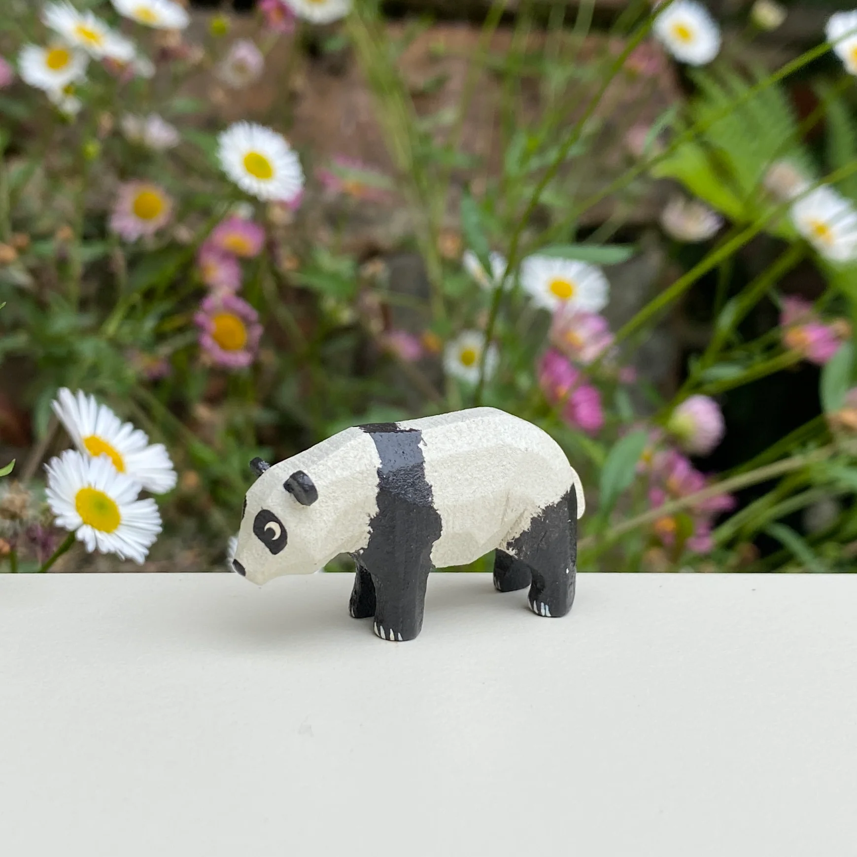 Miniature Wooden Panda