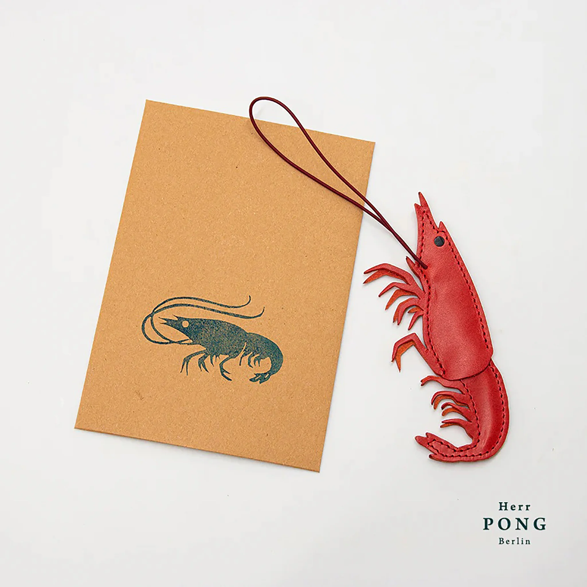 Shrimp Leather Charm - Image 5